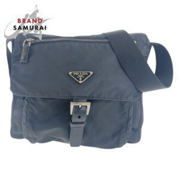 Prada black nylon Crossbody triangular Tessuto - Picture 1 of 9